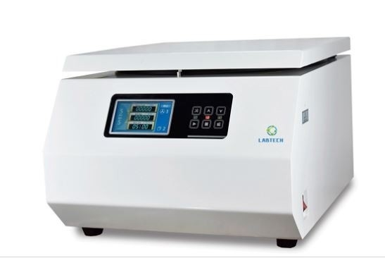 TD5B Centrifugadora de baja velocidad 6000r/min con función de identificación automática del rotor y RCF en funcionamiento