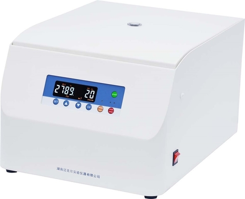 Centrifugadora de banco de baja velocidad de 4x100 ml con rotores de ángulo y oscilación
