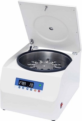 Centrifugadora de banco de baja velocidad de 4x100 ml con rotores de ángulo y oscilación