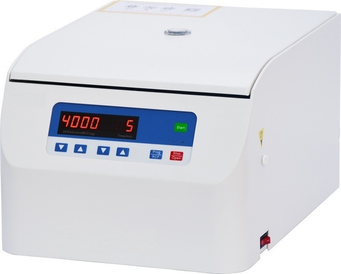 4000 Rpm Centrífuga de banco de baja velocidad 5ml/10ml/50ml Capacidad, máximo 6×50ml Configuración