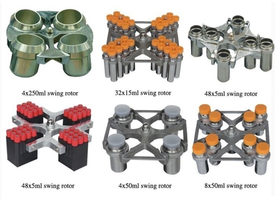 Máquina de centrifugadora clínica de banco de 5000 r/min con soporte de múltiples tubos