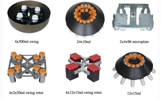 Control de microprocesador Máquina de centrifugadora médica de 6000 r/min