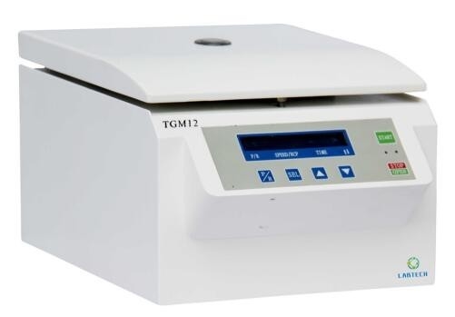 12000r/min Centrifugadora de tubos capilares microhematocrita ajustable para laboratorio / centro médico