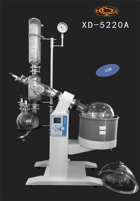Evaporador rotativo de 20 litros 20 l Rotovap 3.6L/min Elevación automática con voladizo 0-190 mm