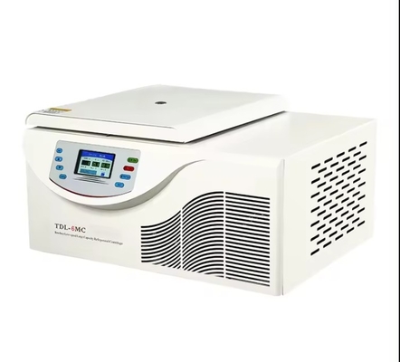 Control de microprocesador Centrifugadora refrigerada a baja velocidad de mesa 5000 r/min