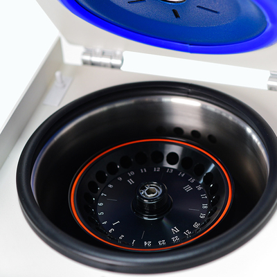 Microcentrífuga de alta velocidad ajustable en el tiempo con rotor de ángulo y motor DC sin escobillas
