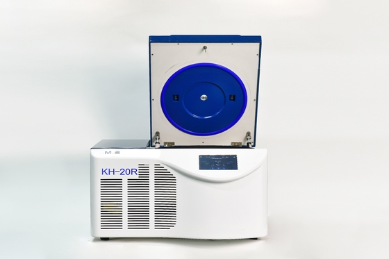 Centrifugadora refrigerada de alta velocidad de banco con bajo ruido y almacenamiento de programas USB