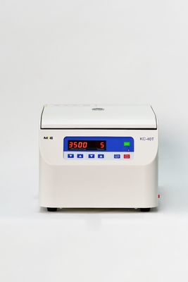 La velocidad máxima de la centrífuga es de 4000 RPM y el nivel de ruido ≤ 55 dB (A).