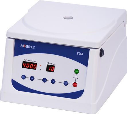 5ml/10ml/15ml Capacidad Centrifugadora portátil de baja velocidad 4000 RPM Máquina ultra silenciosa con rango de velocidad 0-4000rpm