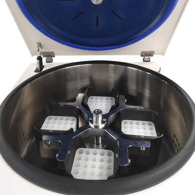 Utilización de laboratorio Centrifugadora de gran capacidad de 3L de 20000 rpm con rotor oscilante y rotor angular